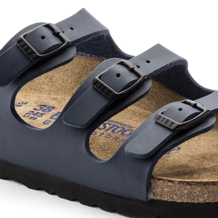 Birkenstock Florida Black Soft Footbed Birko-Flor 053011