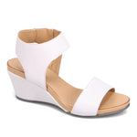 Load image into Gallery viewer, Bueno Ida White Soft Leather Wedge Sandal
