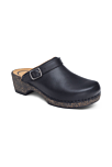 Load image into Gallery viewer, Aetrex Becki Cork Clog Black LC200
