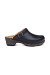 Aetrex Becki Cork Clog Black LC200