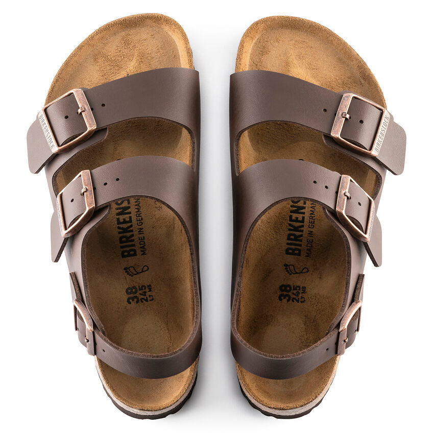 Birkenstock Milano Birko Flor Dark Brown 034701