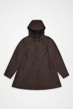 Load image into Gallery viewer, RAINS Women's A-Line Jacket 18050 Bark
