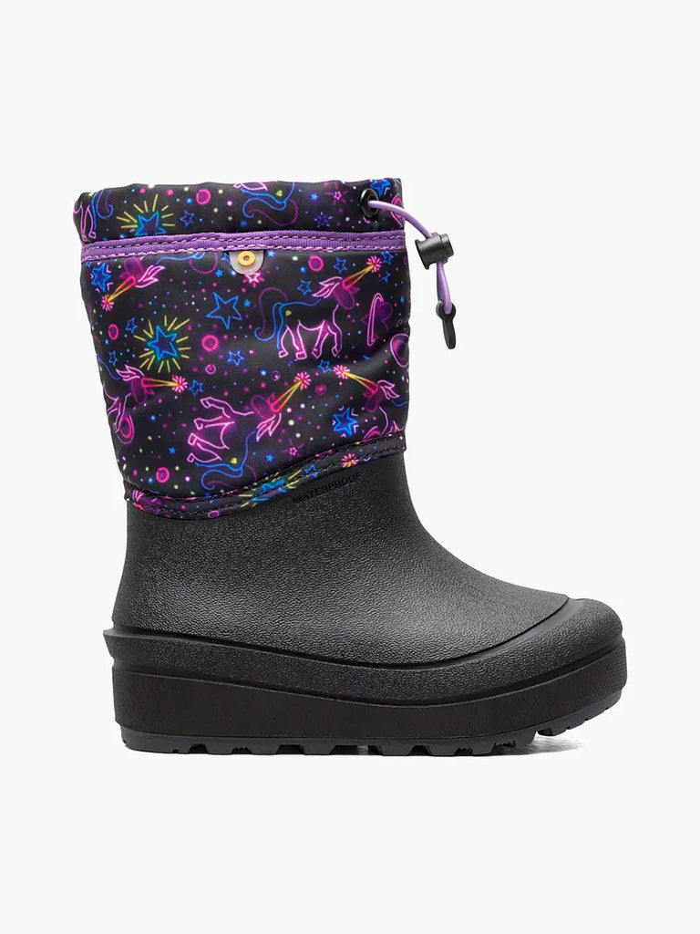 Bogs Kids' Snow Shell Neon Unicorn 73065-540