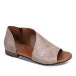 Load image into Gallery viewer, Bueno Tanner Light Grey Soft Leather Slide with Heel Cover
