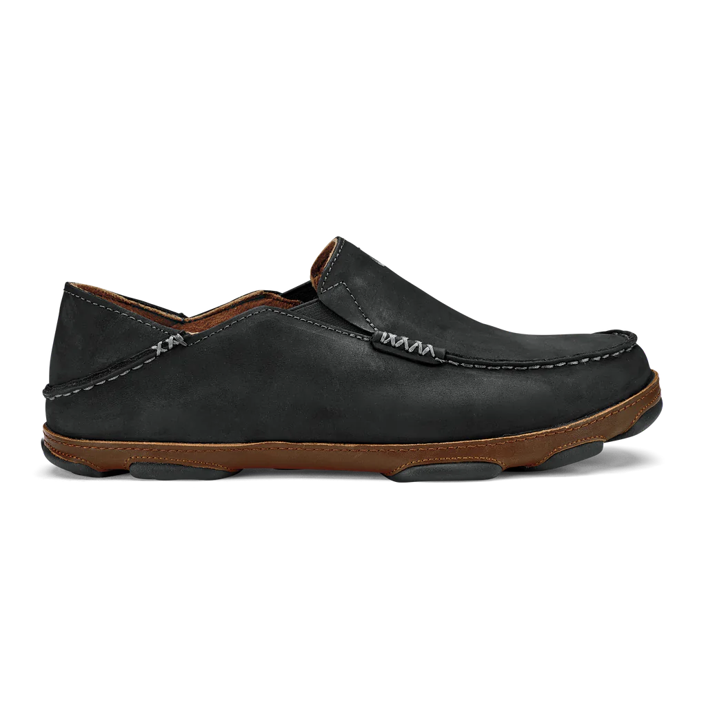 Olukai Moloa Men's Black Slide 10128