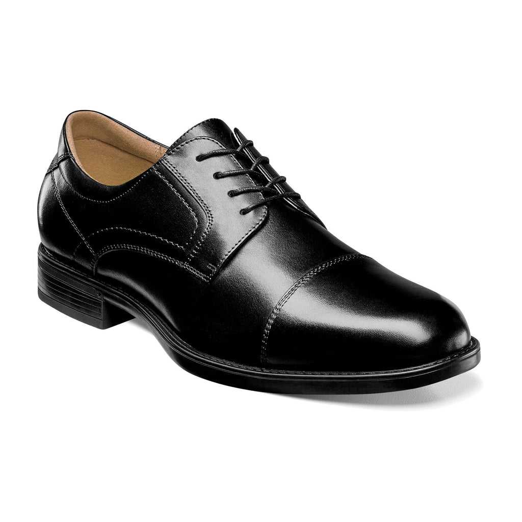 Florsheim Midtown Cap Toe Black