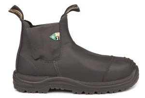 Blundstone CSA approved Met Guard work boot in Black takes safety over the top 