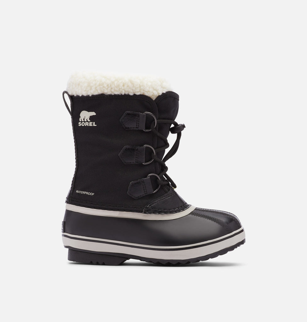 Sorel Kid's Yoot Pac Nylon Waterproof Black 1855211010