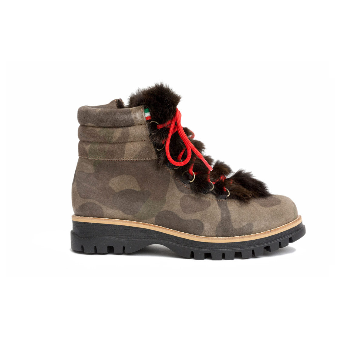 Ateliers Wesson Camo Leather Winter Boot