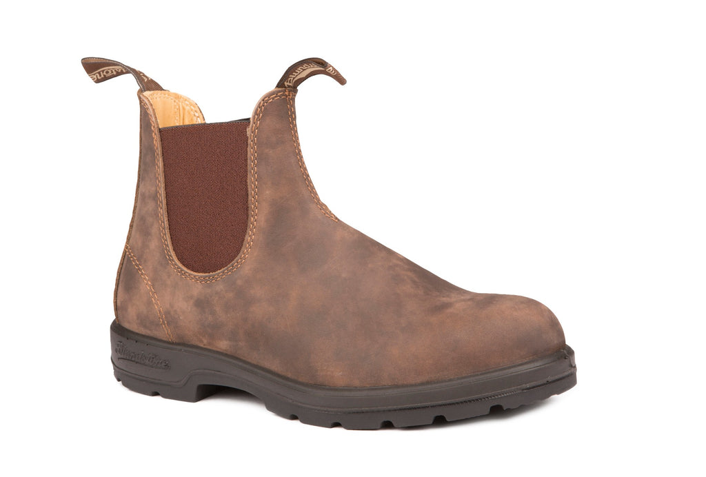 Blundstone Leather Lined Classic Rustic Boot. Thermo-urethane outsole resistant to hydrolysis and microbial attack.