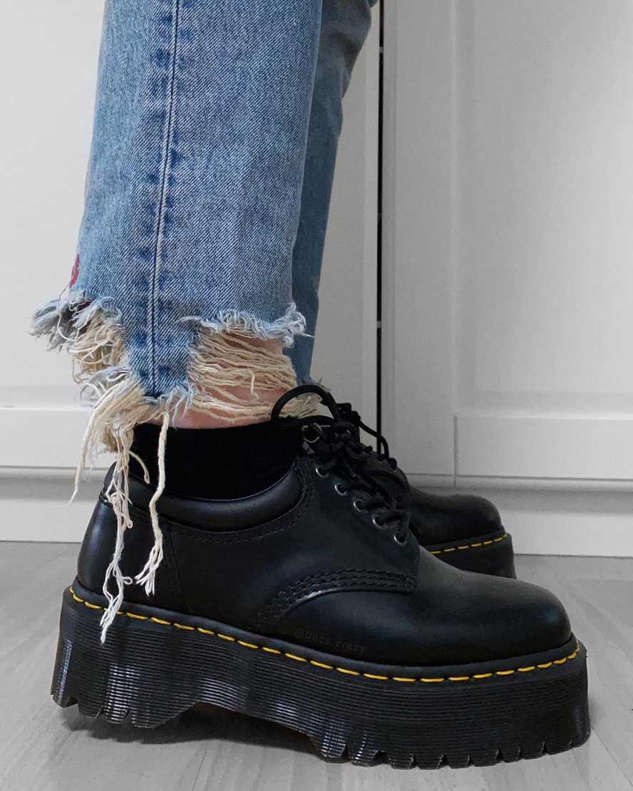 Marten 8053 Quad Black Polished Smooth Leather R24690001 – The