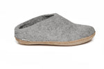Load image into Gallery viewer, Glerups Slip On Leather Sole Grey
