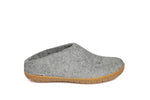 Load image into Gallery viewer, Glerups Slip On Natural Rubber Sole Grey
