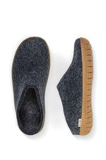Load image into Gallery viewer, Glerups Slip On Natural Rubber Sole Denim

