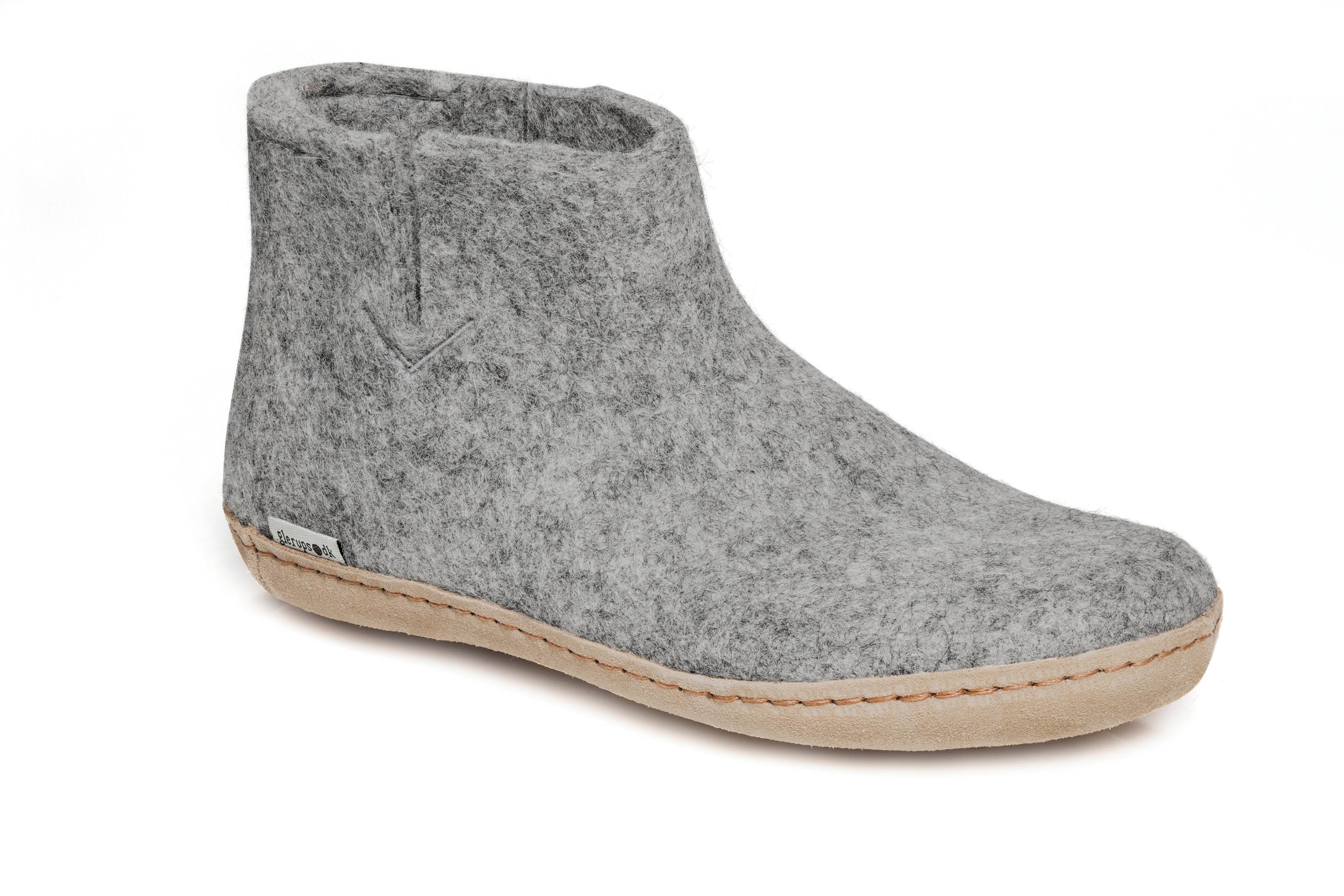 Glerups Leather Sole Boot Grey