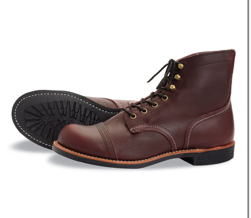 Red Wing Men's Iron Ranger 08119 Oxblood Harness Leather