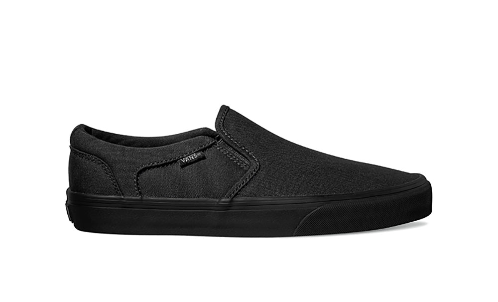 VANS Men's Asher Black/Black Slip On