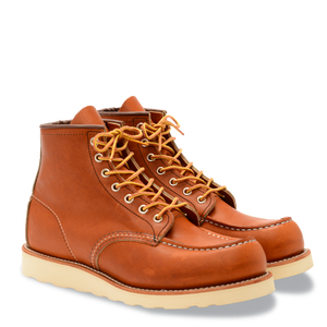 Red Wing Men's 6- Inch Classic Moc Oro 875 Legacy Leather