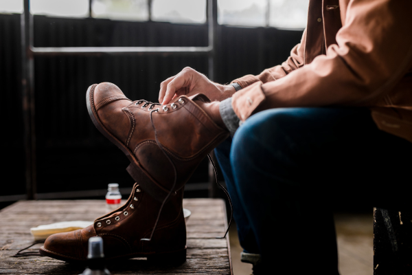 Red Wing Iron Ranger Men's 8111 Amber Harness Leather