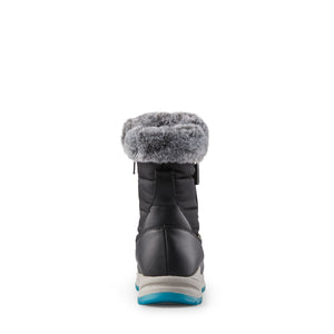 Cougar Starla Kid's Nylon Black/Teal Winter Boot