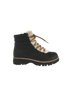 Ateliers Wesson Black Leather Winter Boot