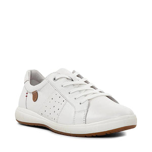 Josef Seibel Caren 01 White Leather Sneaker 67701 000