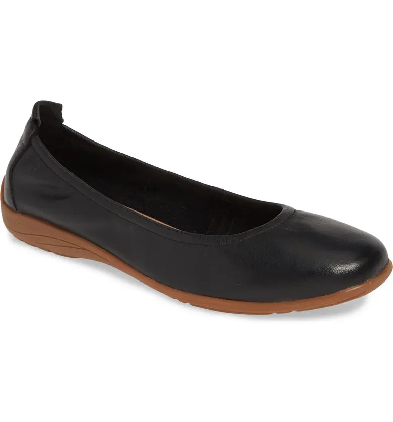 Josef Seibel Fenja 01 Black Leather with Natural Sole