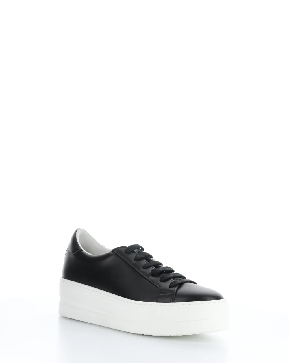 Leather white platform sneakers shop
